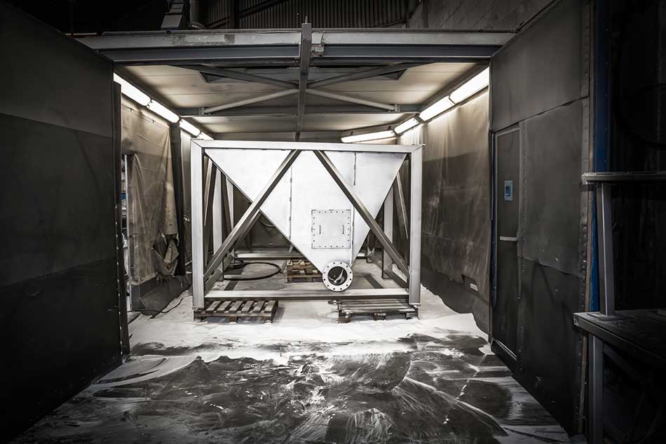 glass bead blasting surface finish