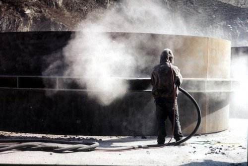 glass bead blasting cabinet